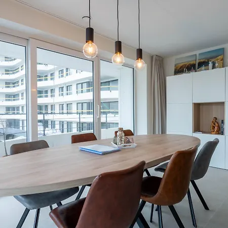 Met Zeezicht - The Waves - Odette Aan Zee Apartmán *